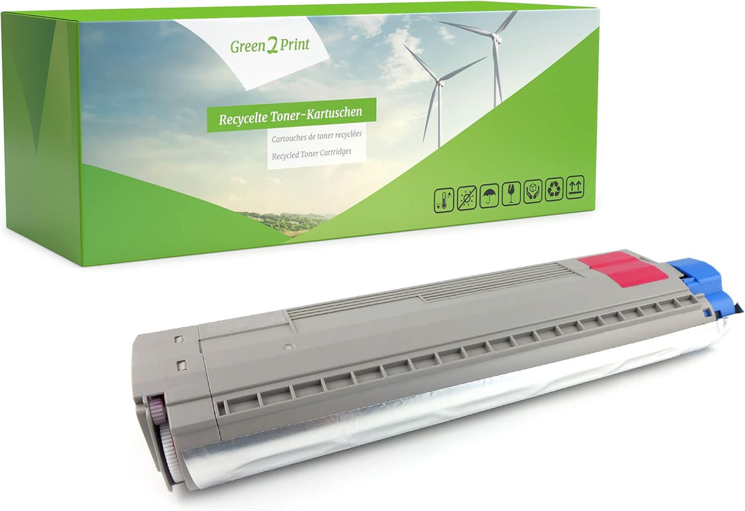 Green2Print Toner Magenta 10000 Seiten ersetzt Oki 44844506 passend für Oki C831DM, C831, C841DN