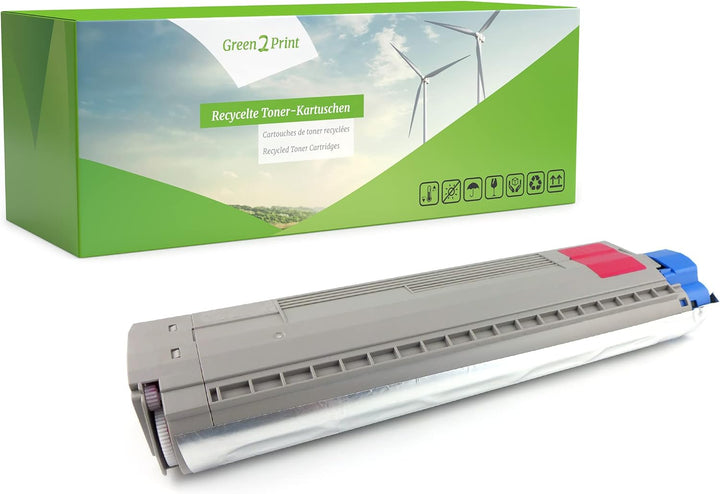 Green2Print Toner Magenta 10000 Seiten ersetzt Oki 44844506 passend für Oki C831DM, C831, C841DN