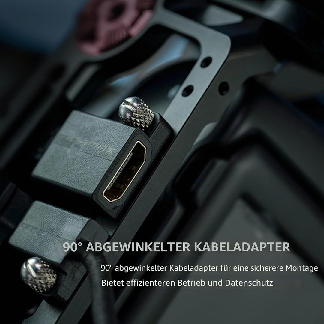 Tilta Basic Kit kompatibel mit BMPCC 6K Pro Full Camera Cage Abnehmbares Design Leicht Kompakt Langl