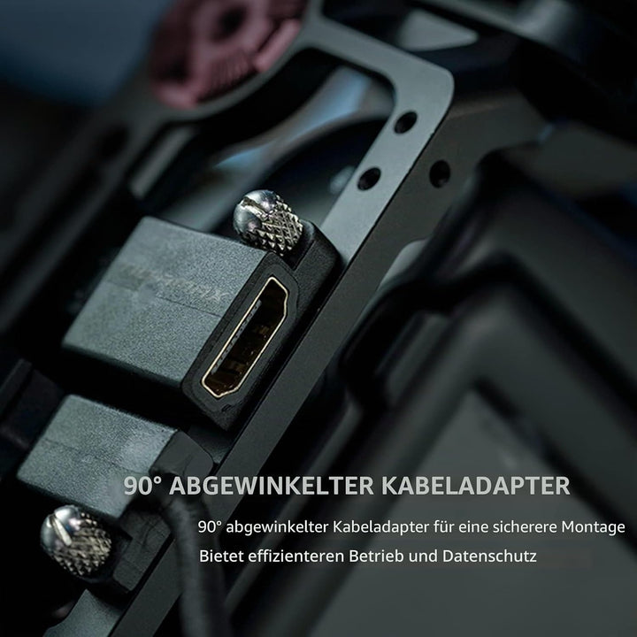 Tilta Basic Kit kompatibel mit BMPCC 6K Pro Full Camera Cage Abnehmbares Design Leicht Kompakt Langl