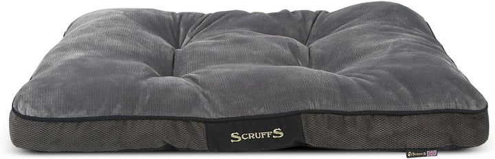 Scruffs 1160 Chester Hunde Kissen, M, grau Grau M 82 x 58 x 6 cm, Grau M 82 x 58 x 6 cm