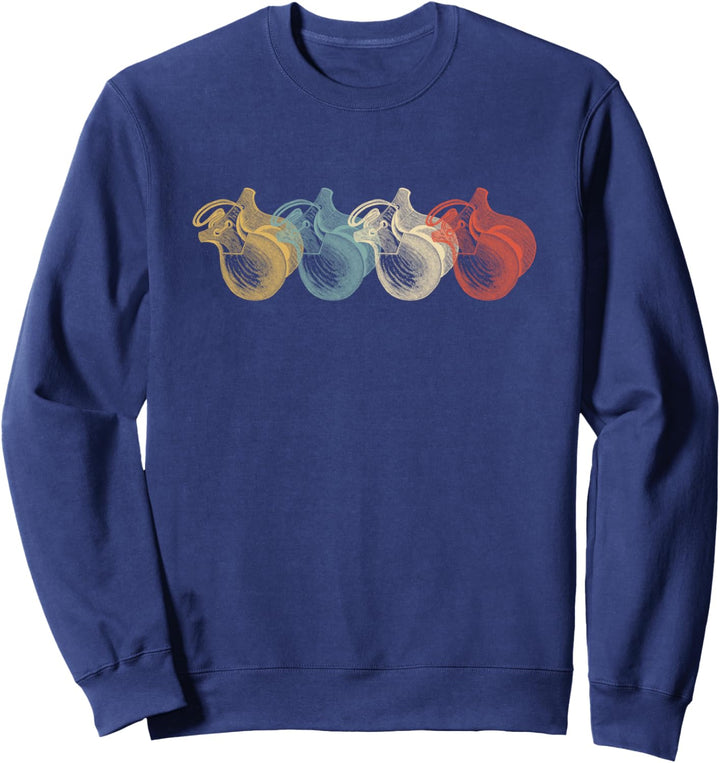 Vintage Flamenco Kastagnetten Musiker Tänzer Geschenk Sweatshirt