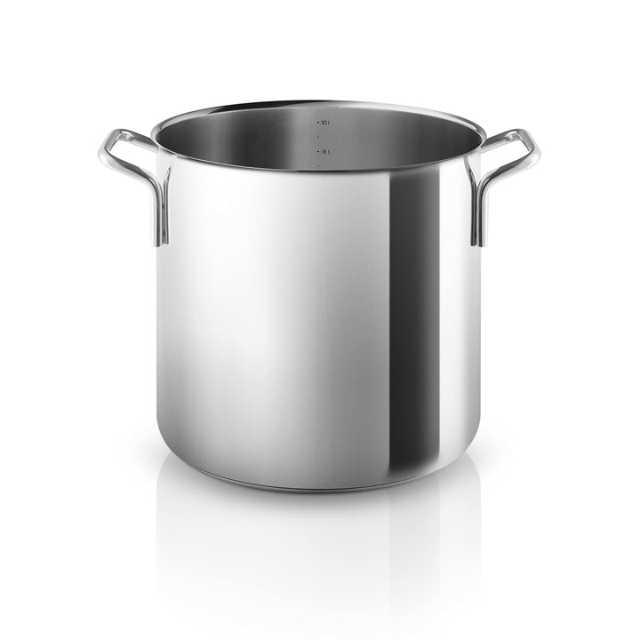 Eva Trio | Topf | Steel-Line | 90% Recycled-Stahl | Edelstahl (10l), 10l