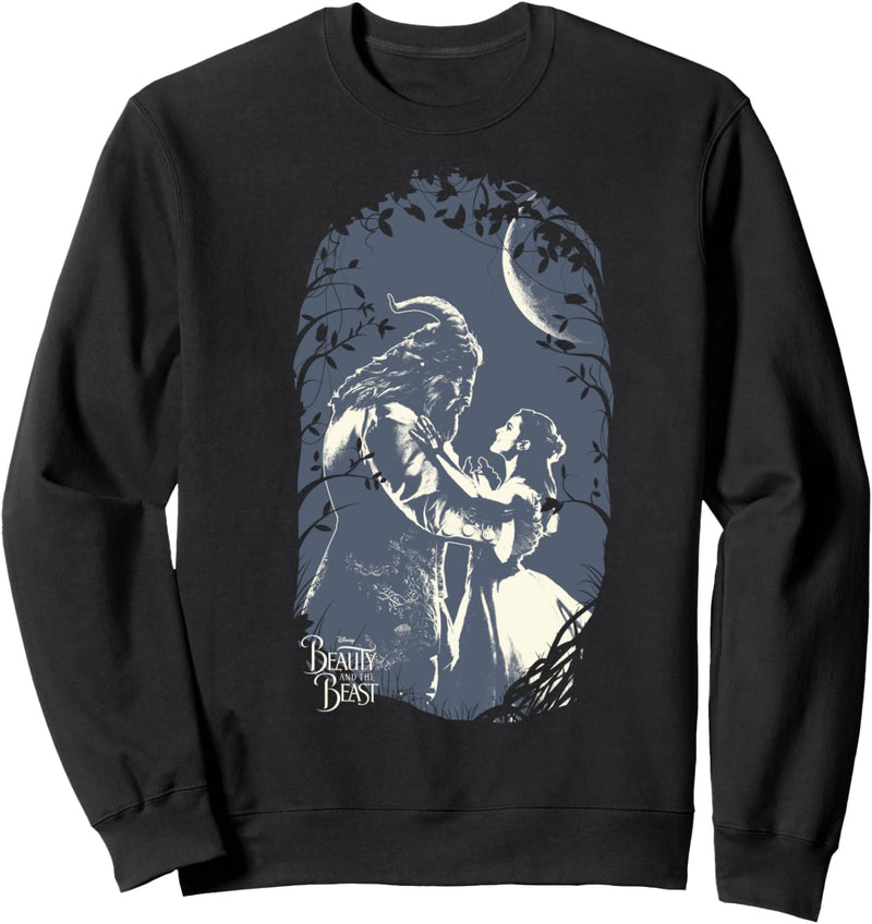 Disney Beauty And The Beast Moonlit Dancing Portrait Sweatshirt