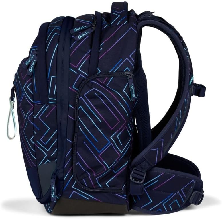 Satch Match Pencil Slider Edition Schulrucksack Set 3tlg. inkl. Sporttasche Purple Laser, Purple Las