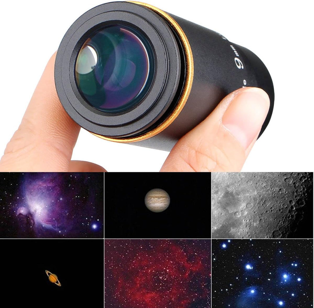 Svbony Okular-Teleskop 1,25 Zoll FMC 9 mm Okular 66° Astronomie Okular für Teleskop 9mm, 9mm
