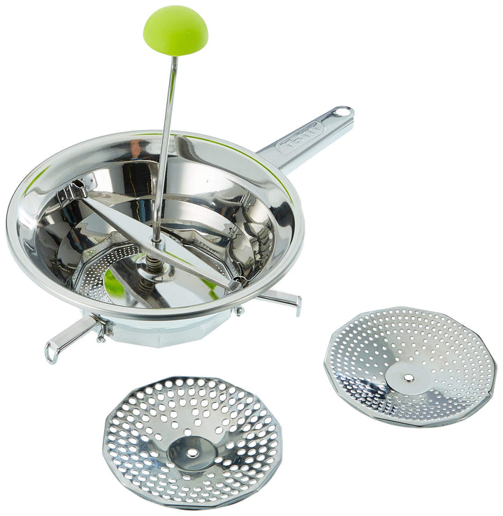 IBILI PASAPURES INOX 3 DISCOS 24 CMS, Stainless Steel, Silber, 24 x 9 x 9 cm, 4-Einheiten