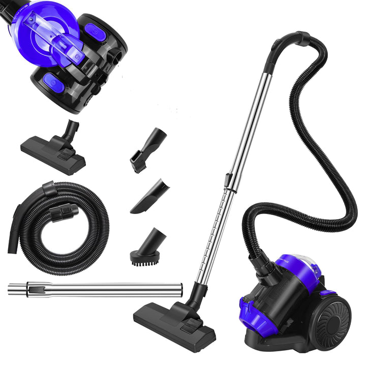 Beutelloser Staubsauger,1000W Staubsauger,Beutellose Staubsauger Kompakt&Leicht,Zyklon Staubsauger T