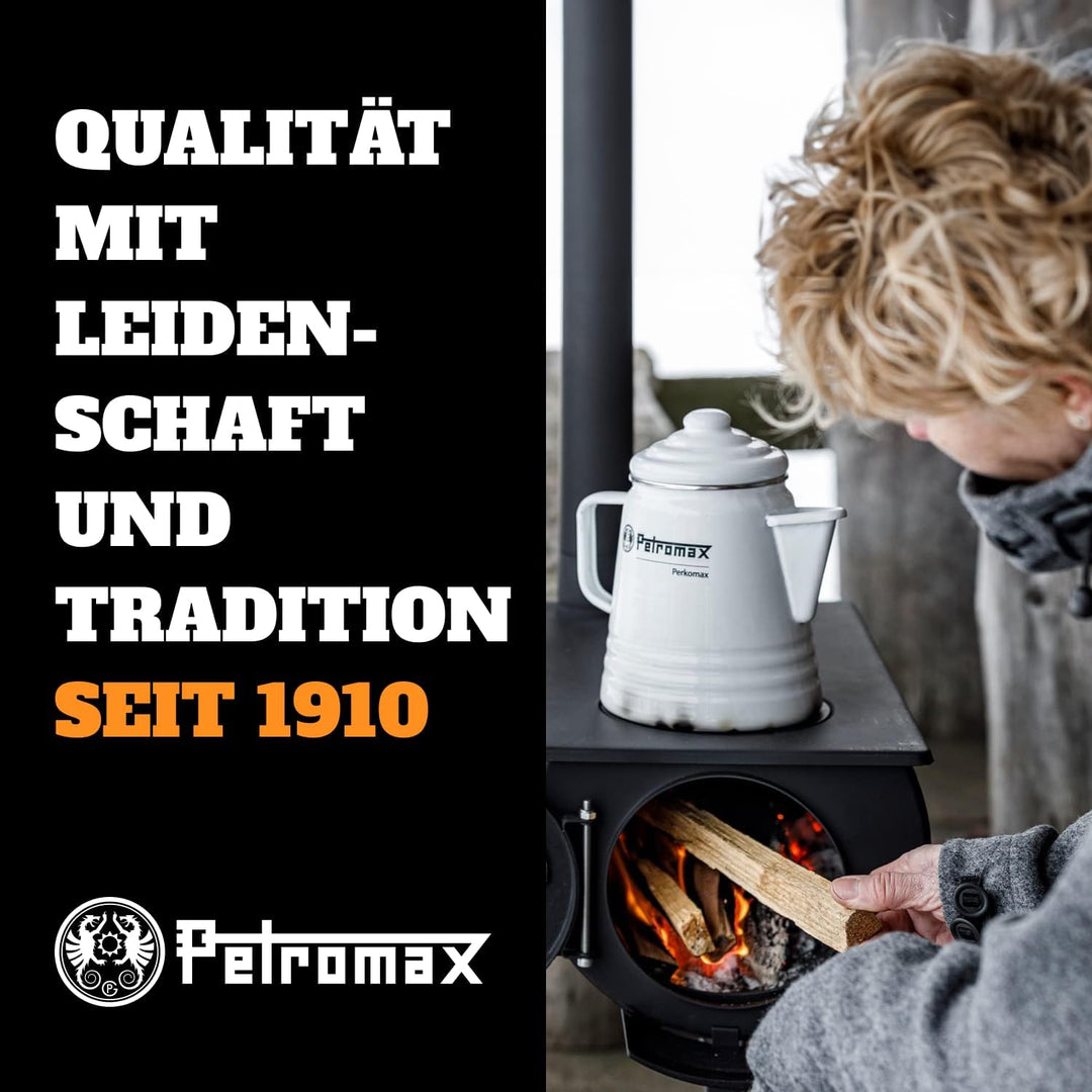 Petromax Emaille Kaffeekanne Kanne, Weiss, 1.5 Liter Weiss 1.5 Liter, Weiss 1.5 Liter