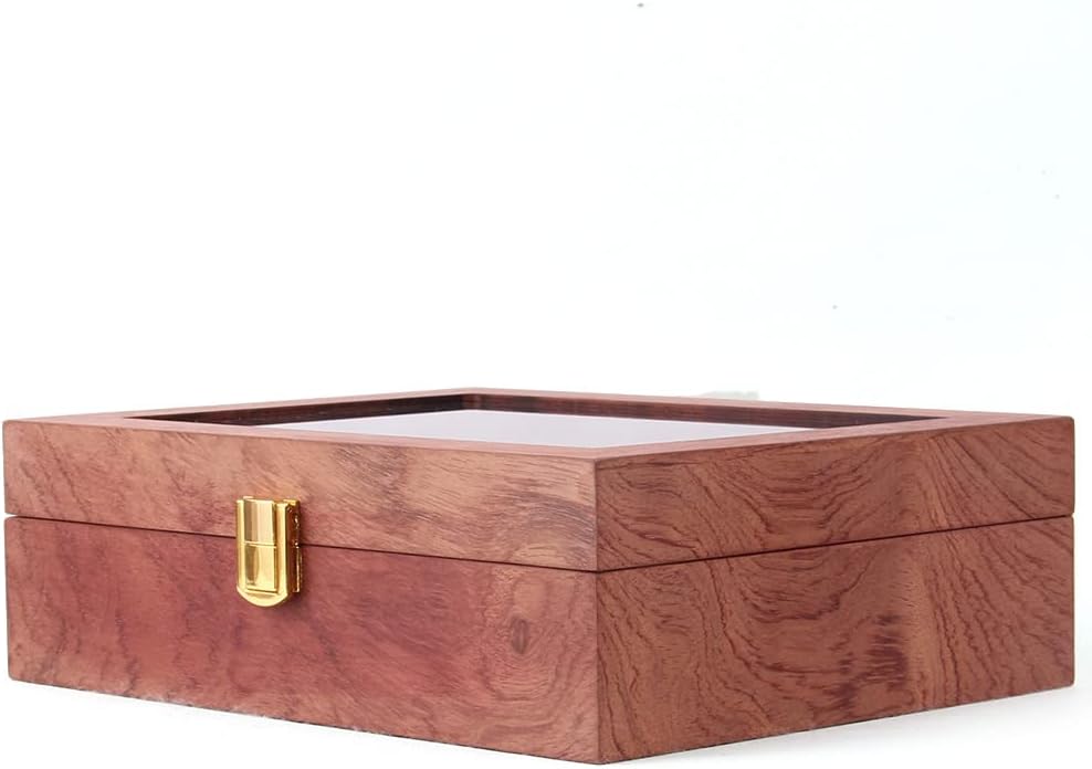 soudesileim 10 uhren aufbewahrungsbox holz, Uhrenbox mit Herausnehmbaren uhrenhalter, watch box mit