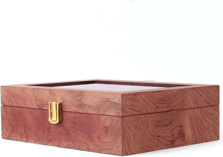 soudesileim 10 uhren aufbewahrungsbox holz, Uhrenbox mit Herausnehmbaren uhrenhalter, watch box mit