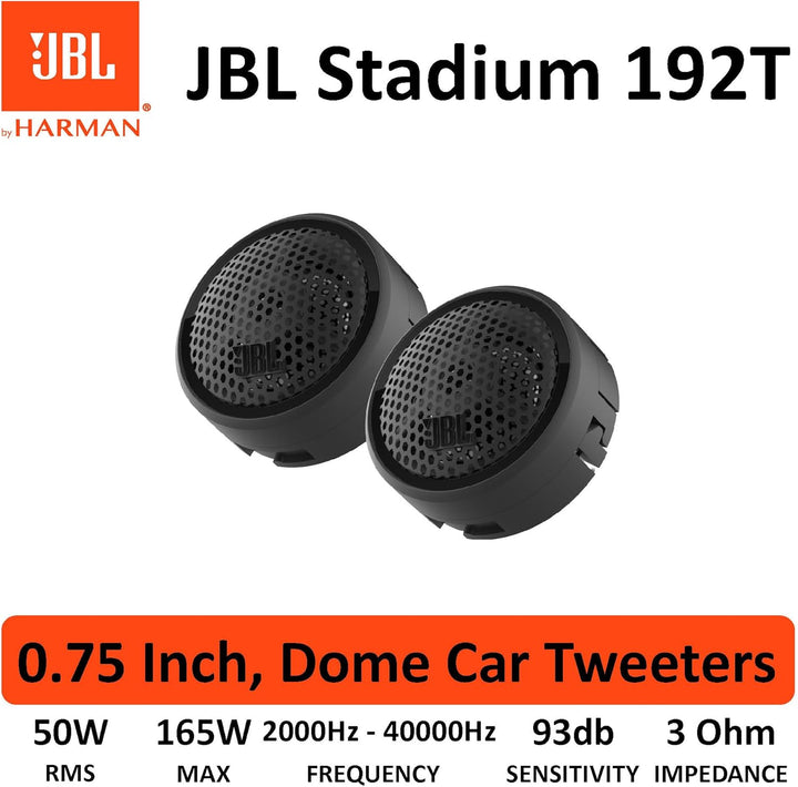 JBL Stadium 192T Tweeter Autolautsprecher Boxen - 3/4" Präzisions Hochtöner Auto Lautsprecher von Ha