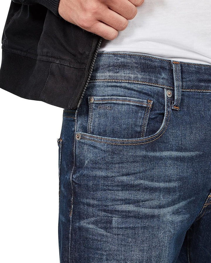 G-STAR Herren 3301 Regular Tapered Jeans 26W / 30L Blau (Dk Aged 51003-6553-89), 26W / 30L Blau (Dk