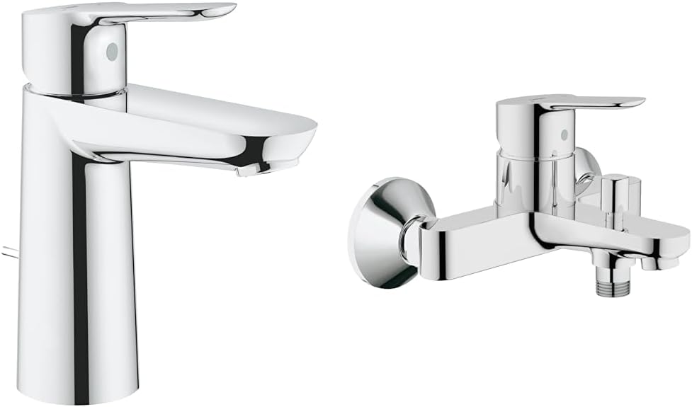 GROHE BauEdge | Badarmatur - Einhand-Wannenbatterie, chrom | 23334000 & BauEdge | Badarmaturen-Einha