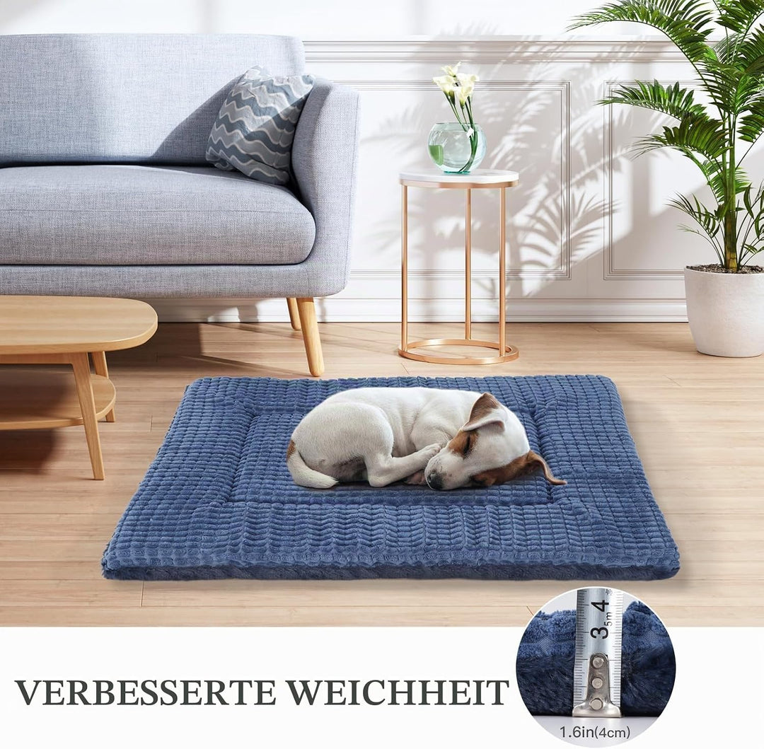BVAGSS Orthopädisches Hundebett, Waschbar Hundekissen flauschig Hundematte, Umkehrbar Weiche und War