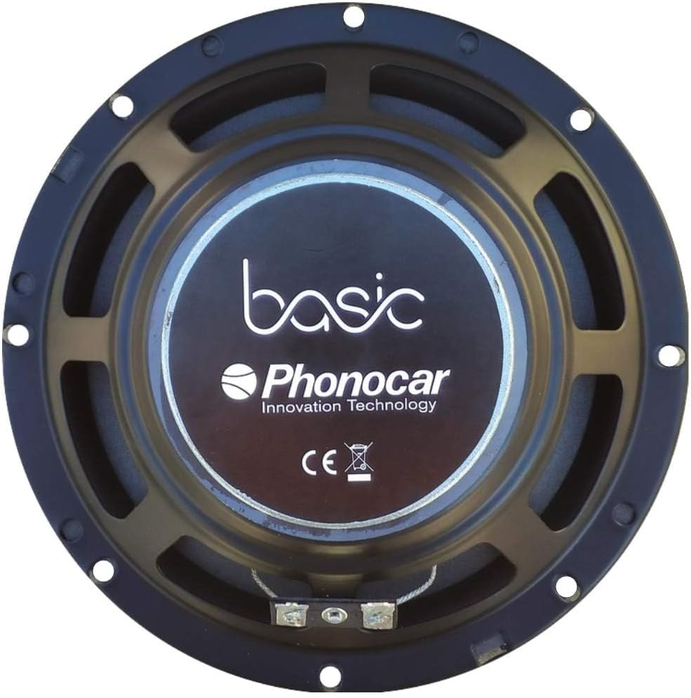 2 Lautsprecher PHONOCAR Basic 66026, koaxial, 2-Wege, 16,50 cm, 165 mm, 6,5 Zoll Durchmesser, 30 Wat