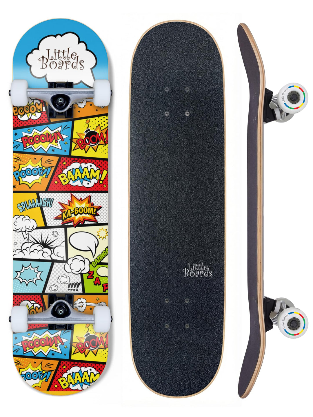 Skateboard Kinder ab 3 Jahre - Komplettboard für Anfänger 3-11 Jahre, hochwertiges Kinderskateboard