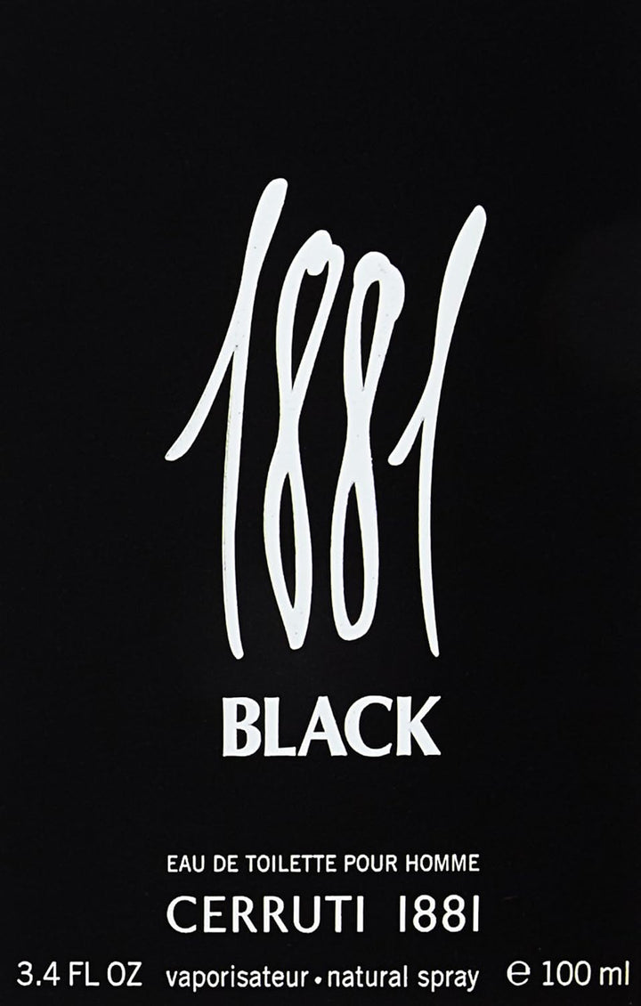 Cerruti 1881 Black homme/ man Eau de Toilette Vaporisateur/ Spray, 100 ml