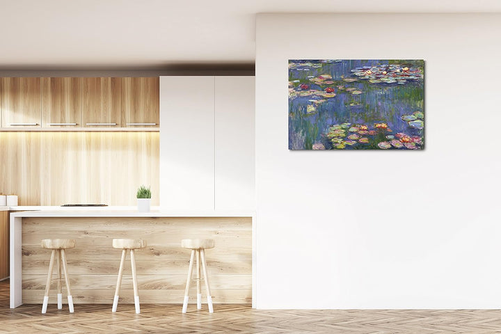 Printed Paintings Leinwand (120x80cm): Claude Monet - Seerosen 120x80 cm, 120x80 cm