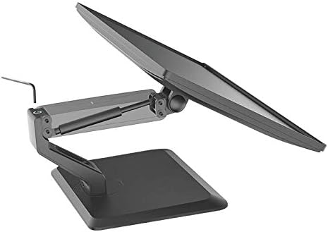LogiLink BP0100 - Alu Monitor-Schreibtischständer für 17-32 Zoll Touch Screen, Armlänge = 263mm