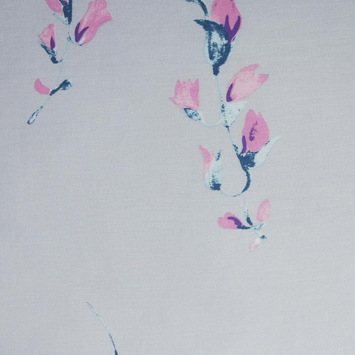 Bettwäsche Set hellblau 3-teilig Komfortgrösse 155x220 cm mit Knöpfen Evergreen