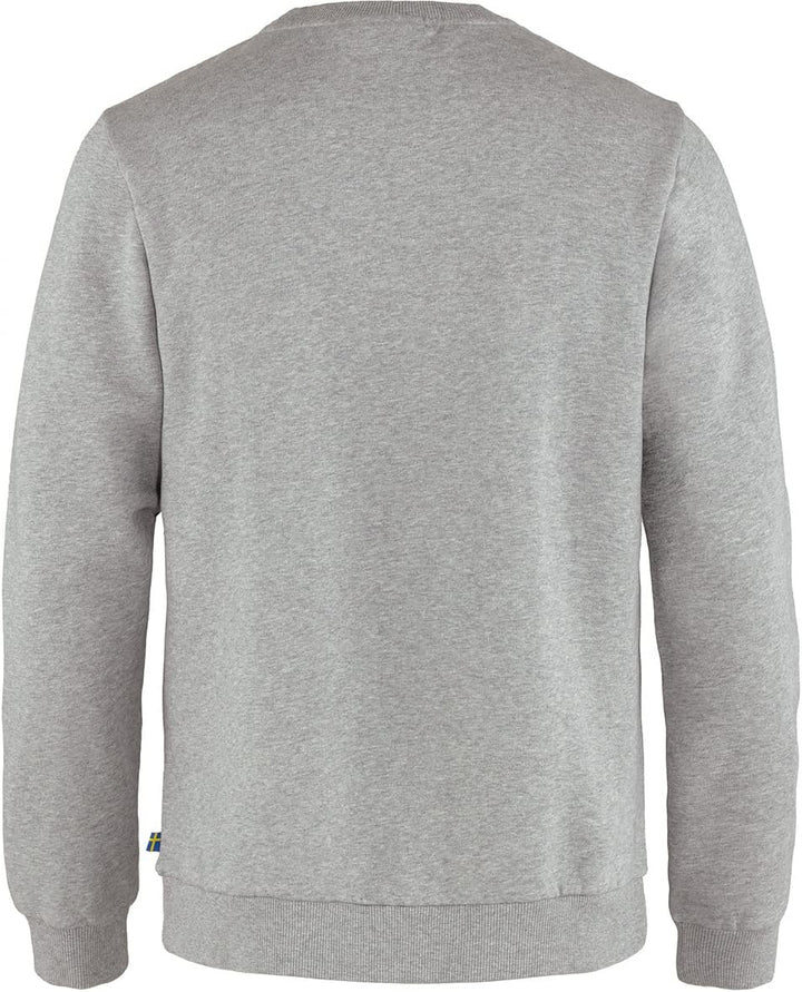 Fjällräven Herren Logo Sweater XL Grey-melange, XL Grey-melange
