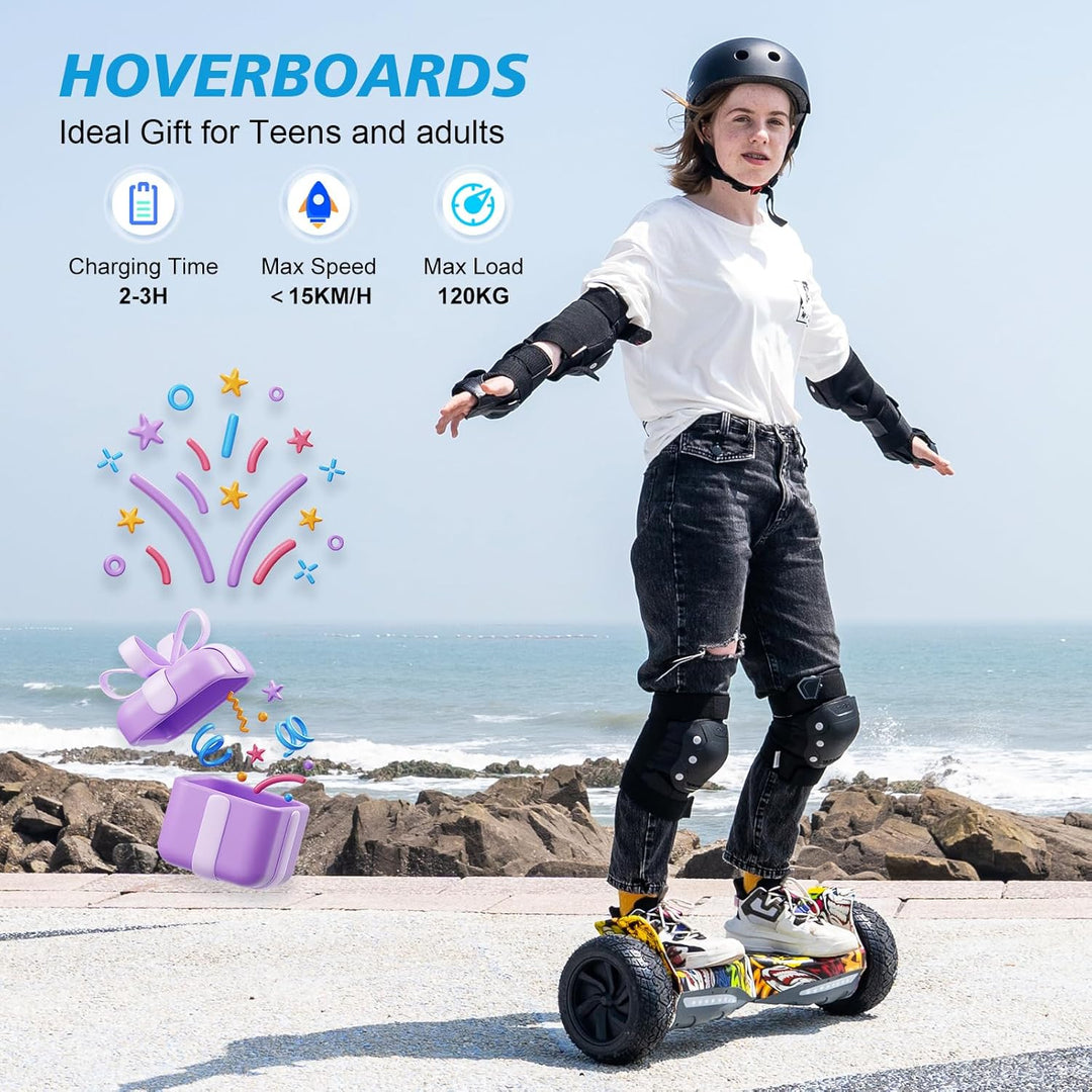 RCB Hoverboards SUV mit Sitz Hoverboards Off-Road, App-fähige Bluetooth Hoverboards, 8,5 '' Hummer +