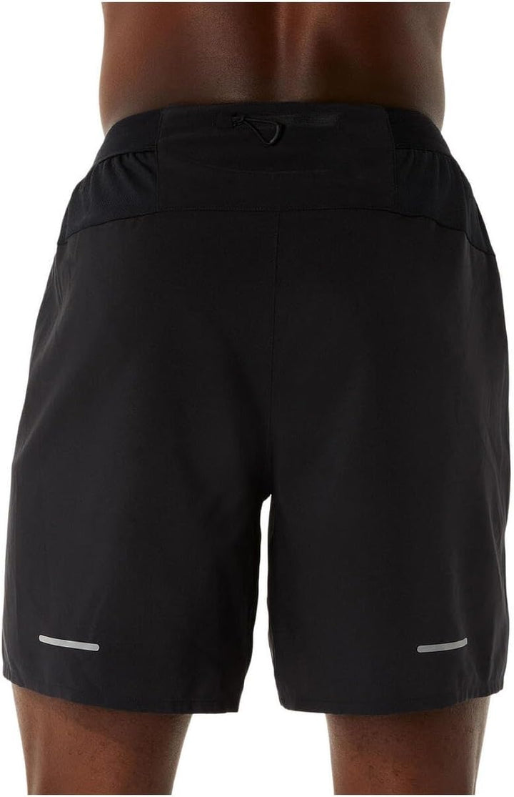 asics Road 2-in-1 7" Shorts Herren schwarz