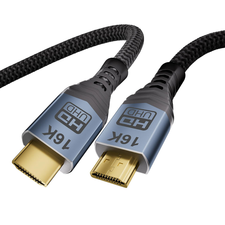 HDMI 2.2 Kabel Kurz 1m, 96Gbps Ultra High Speed Hdmi Kabel Unterstützt 16K@60Hz 8K@240Hz 4K@480Hz, e