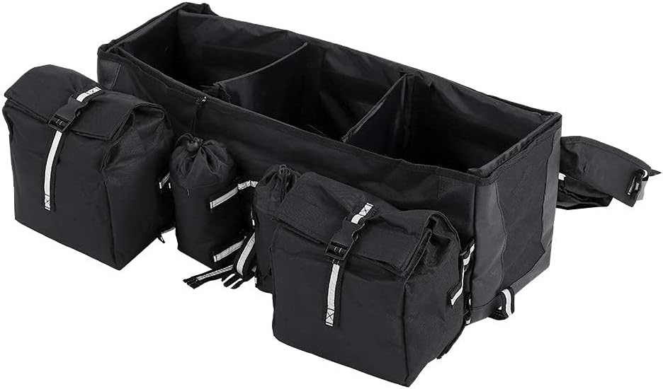 Wakects ATV-Tasche, Universal Soft ATV Quad Bag, Reissfeste Und Verstellbare Gurtbänder Satteltasche