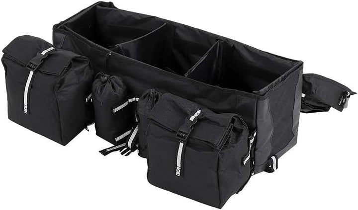 Wakects ATV-Tasche, Universal Soft ATV Quad Bag, Reissfeste Und Verstellbare Gurtbänder Satteltasche