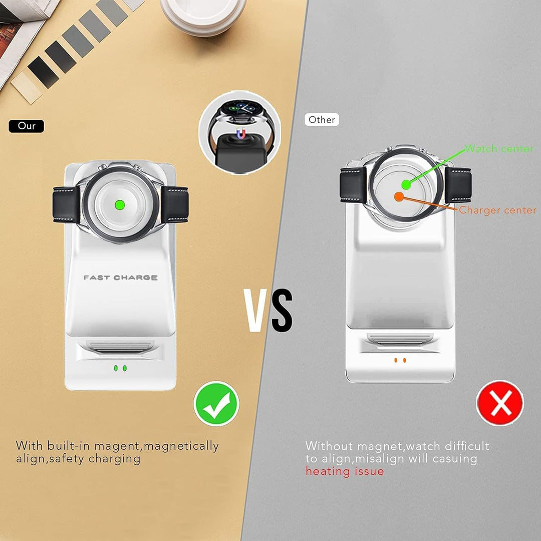SPGUARD Ladegerät für Samsung Galaxy Watch 5 Pro 45mm Ladestation Galaxy Watch 4 Ersatzladegerät für