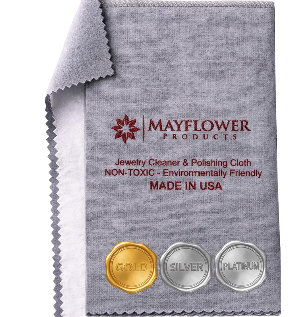 Poliertuch Profigrösse, 100% Baumwolle (USA). Für Gold, Silber, Uhren & Münzen. Ungiftiger Anlaufent