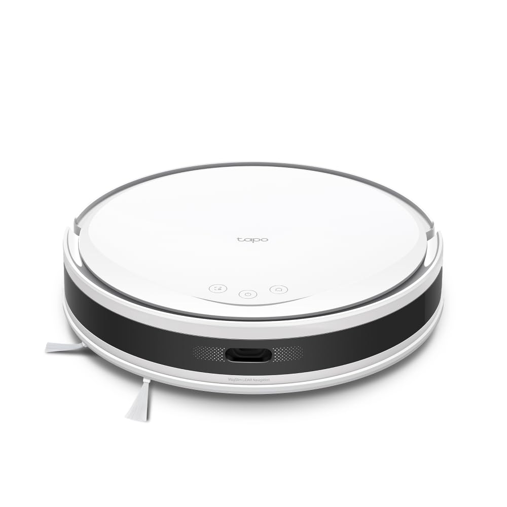 Tapo RV20 Max Saugroboter mit Wischfunktion, 5300Pa ultrastarke Saugkraft, 83 mm Ultra-schlank, MagS