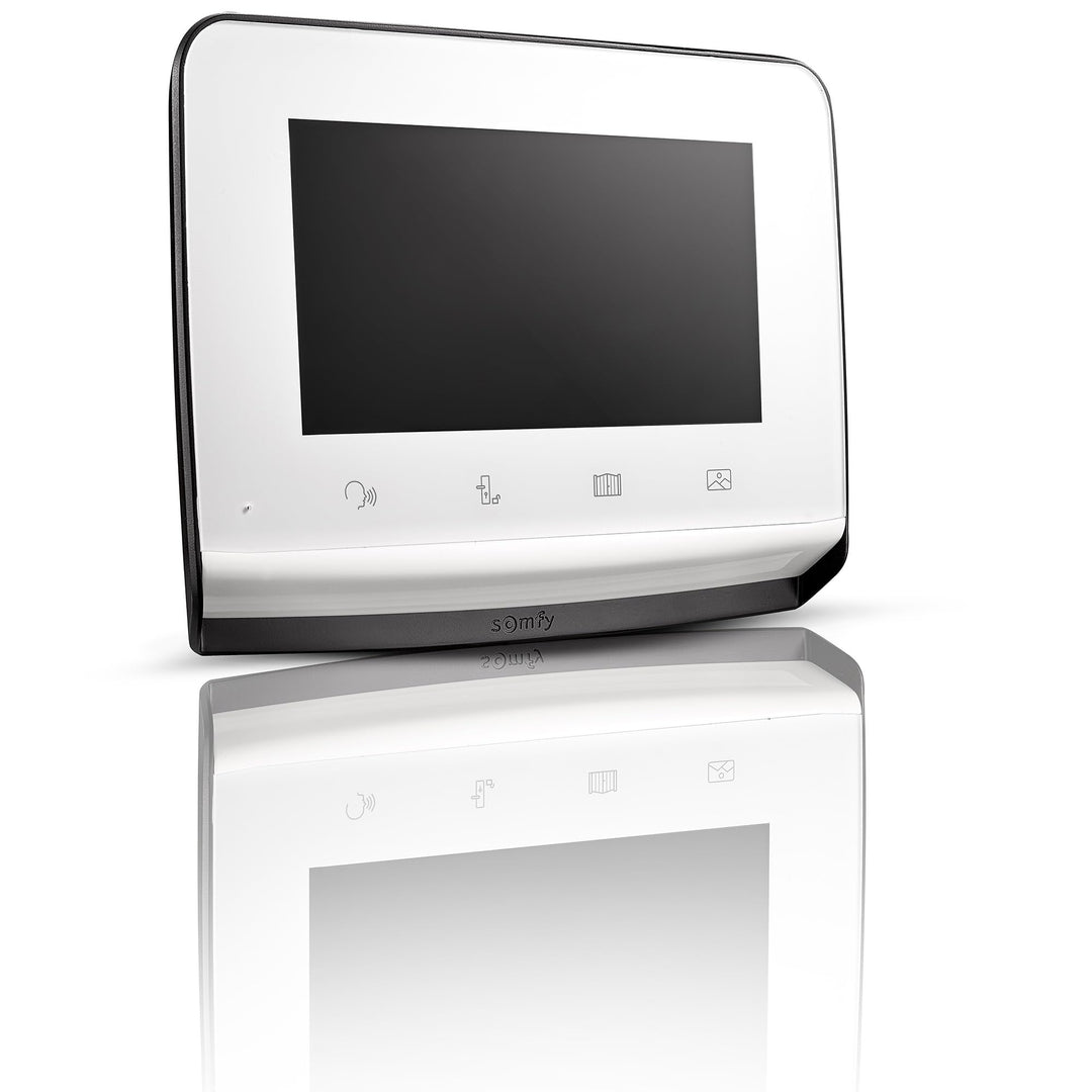 Somfy 1870997 - Zusätzlicher Innenmonitor Videofon V350 mit 7-Zoll-Display