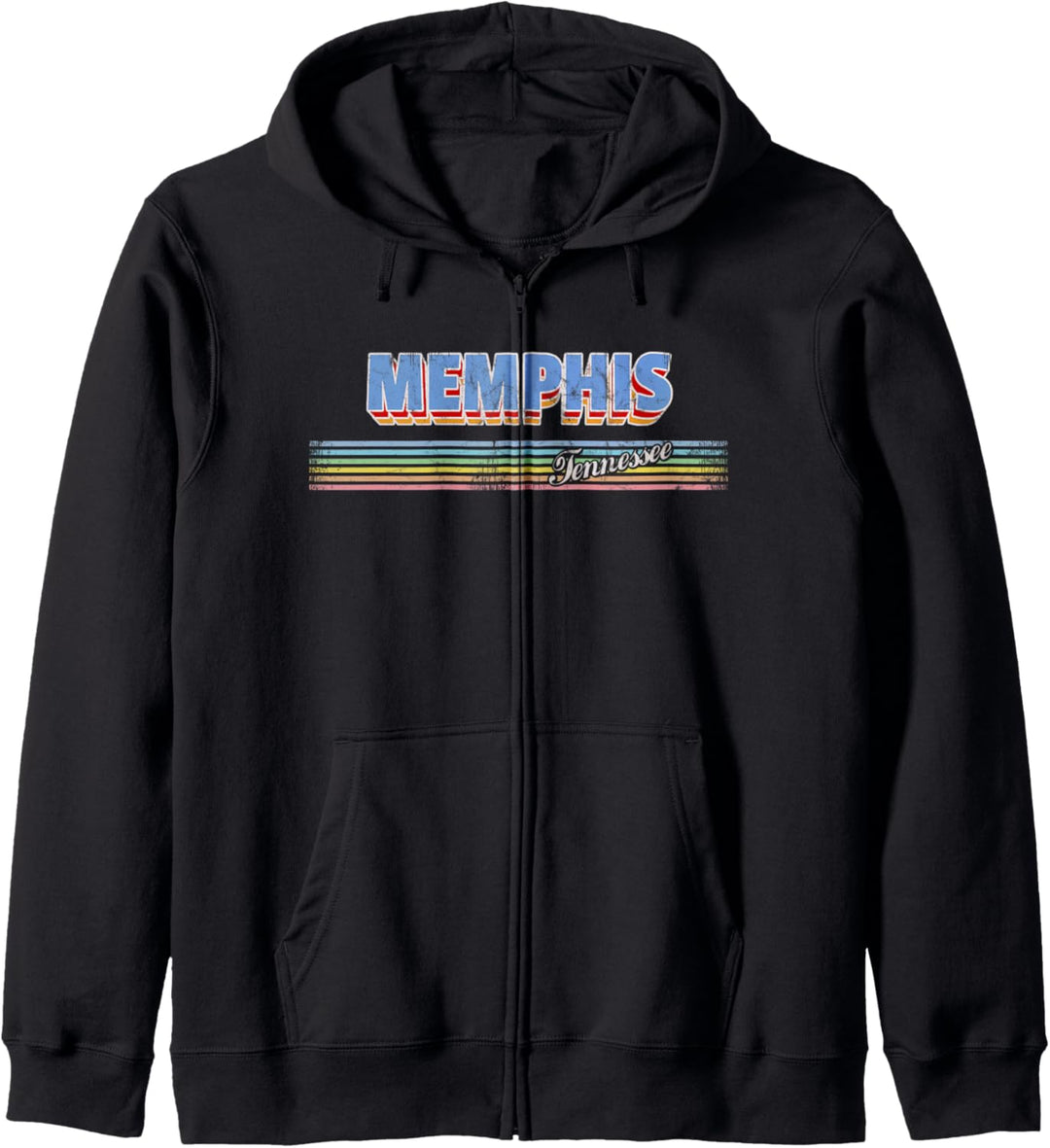 Memphis Retro-Souvenir Tennessee TN Kapuzenjacke