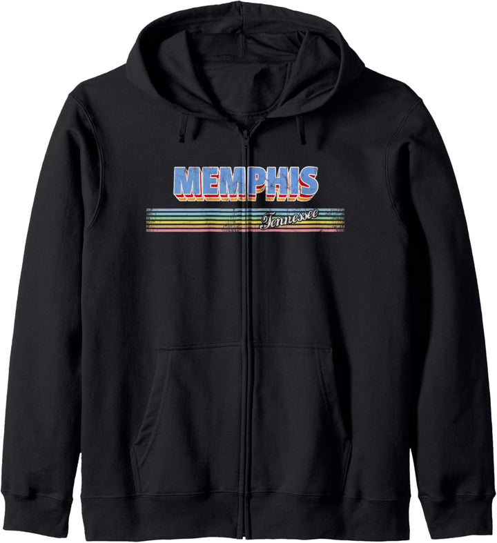 Memphis Retro-Souvenir Tennessee TN Kapuzenjacke