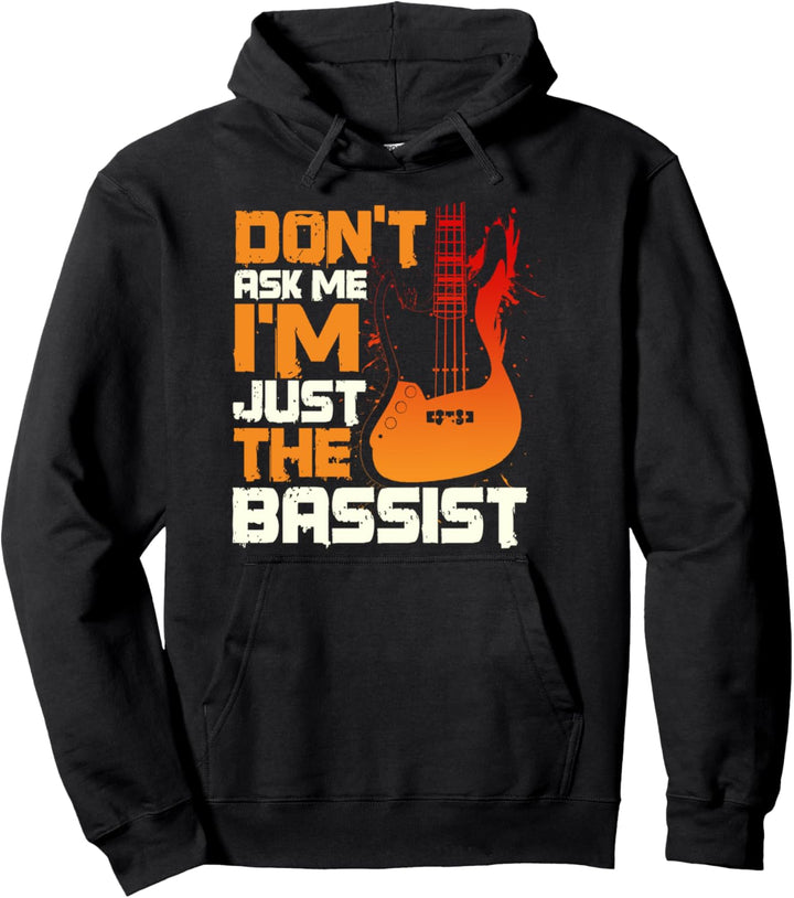 Lustiges Gitarren Motiv, Bassist, Gitarristen, Bandmitglied Pullover Hoodie