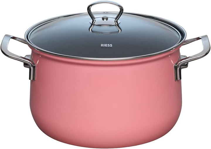 Riess, 0558-114, Emaileset 5-teilig, Nouvelle, PINK, LBH 48,5 x 28,5 x 39cm, Gewicht 9,98kg, Emaille
