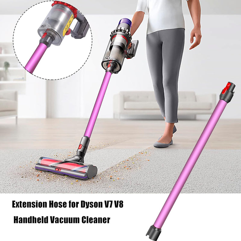 Italdos Teleskop-Schlauch, Verlängerungsstange, kompatibel mit Dyson V11 V10 V15 V8 V7, Länge 73 cm,