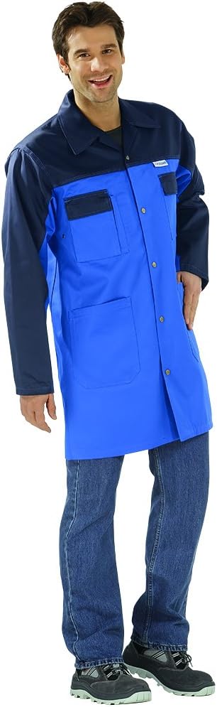 Grösse 106 Herren Planam Tristep Berufsmantel kornblau marine Modell 1241