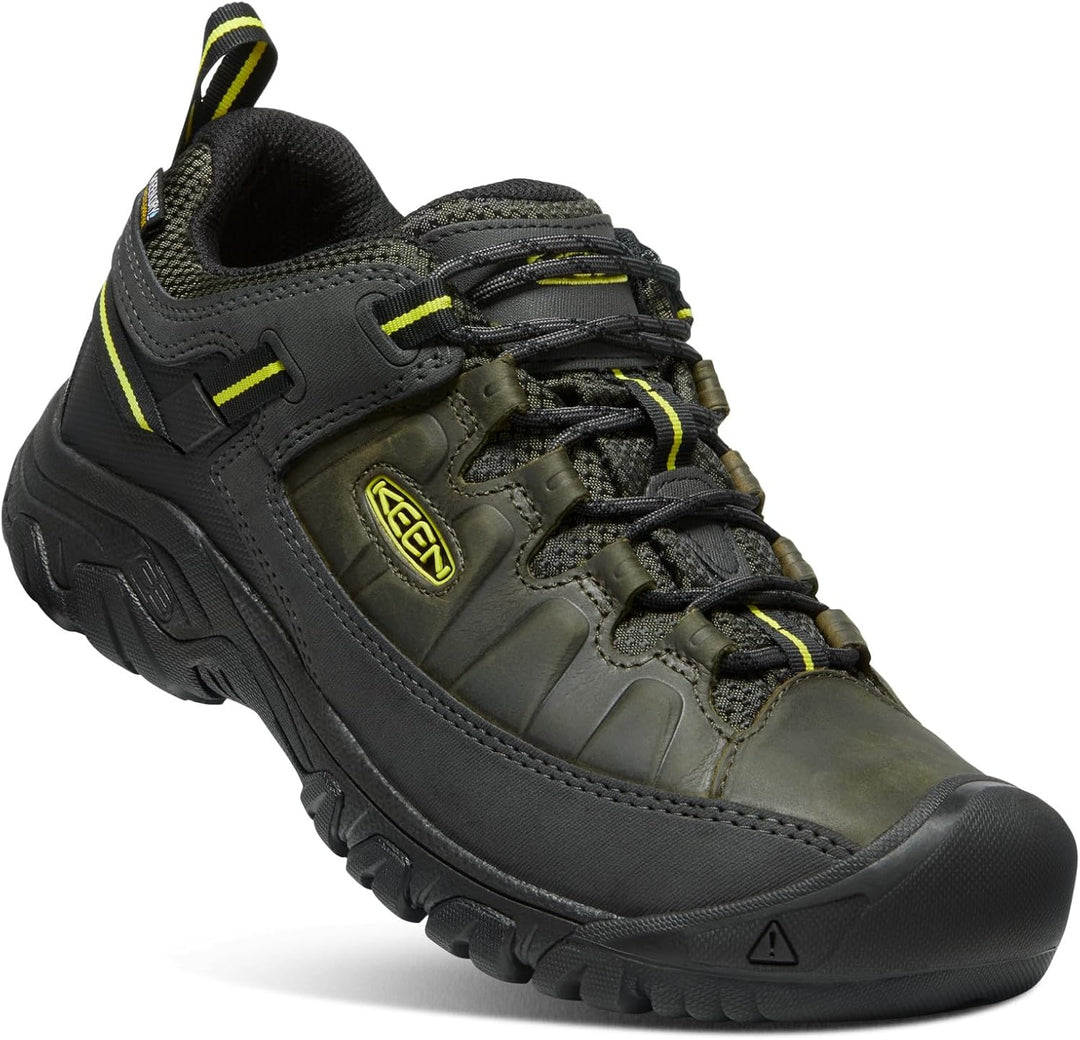 Keen Men's Targhee 3 Waterproof Hiking Shoe 41 EU Forest Night Evening Primrose, 41 EU Forest Night