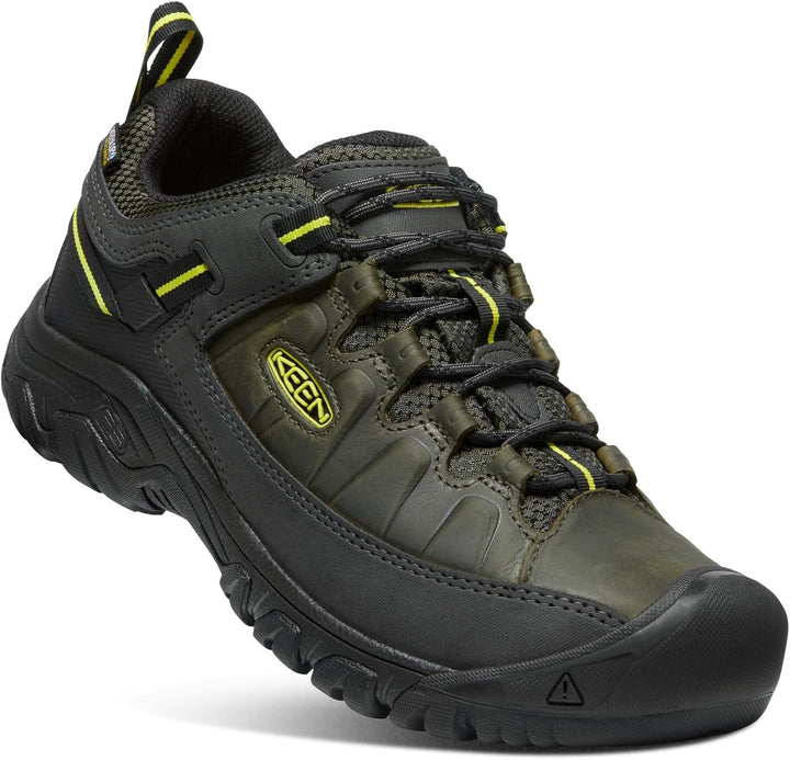 Keen Men's Targhee 3 Waterproof Hiking Shoe 41 EU Forest Night Evening Primrose, 41 EU Forest Night