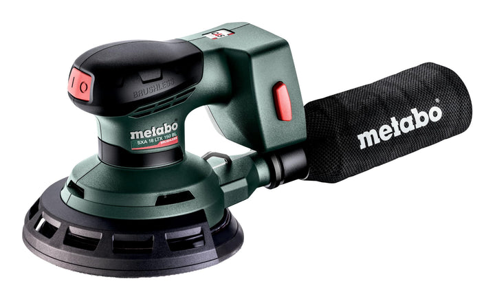 metabo Akku-Exzenterschleifer SXA 18 LTX 150 BL - 18 V, 150 mm Schleifteller-Ø - Multilochung, Drehz