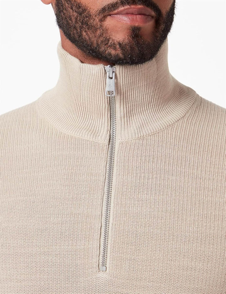 Marc O'Polo Herren Strickpullover aus Bio-Baumwolle mit Reissverschluss L 737, L 737