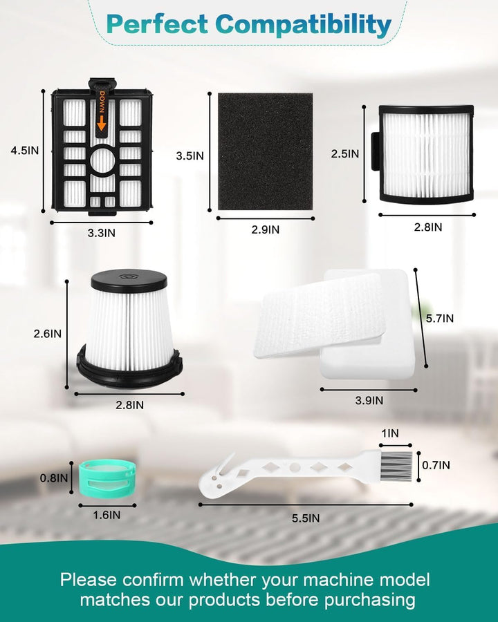 Filter für Shark Detect Pro IW3612EU IW3611EU HEPA Ersatzfilter