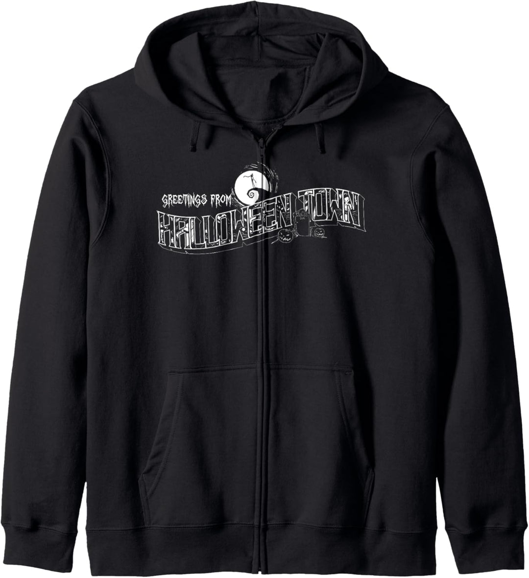 Disney Nightmare Before Christmas Grüsse Halloween Town Kapuzenjacke