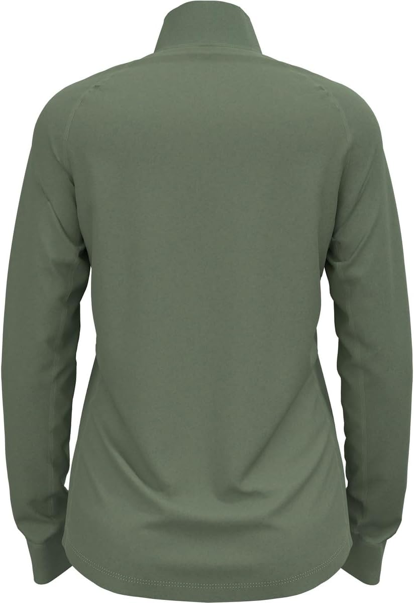 Odlo Damen Berra_542491 Mid Layer mit Reissverschluss (1er Pack) L Matte Green, L Matte Green