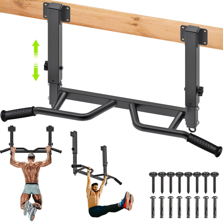 SELEWARE Klimzugststange Wand Klimmzugstange Decke -Pull Up Bar Klimmzugstange zur Deckenmontage, ve