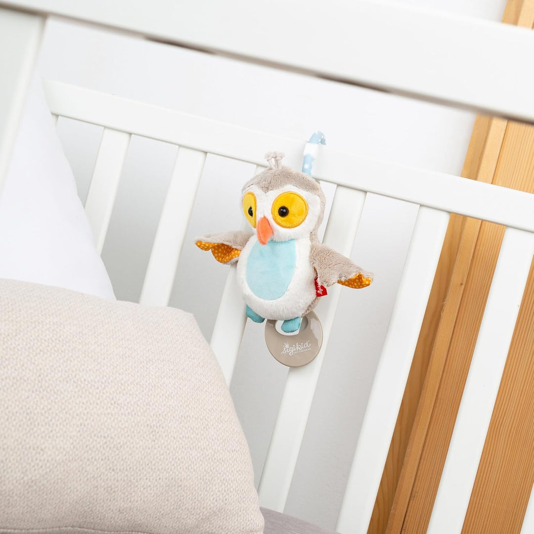 SIGIKID 42545 Mini-Spieluhr Eule mit Harry Potter Melodie Musik Mädchen und Jungen Babyspielzeug emp